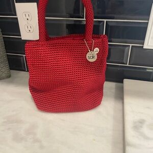 The Sak Cherry Red Tote Bag